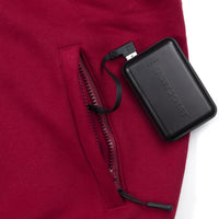 Veste Chauffante Hommes- PRO | USB - Bordeaux